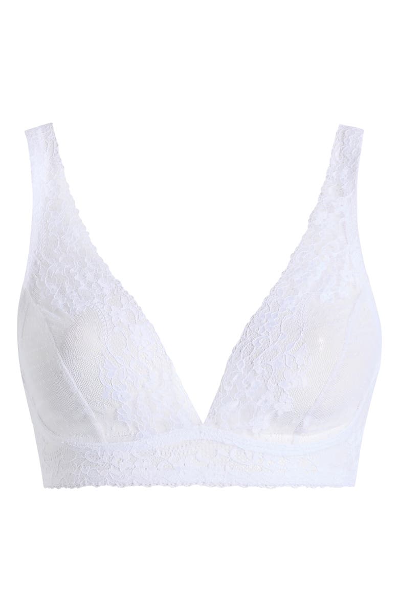 Commando Double Take Lace Bralette, Alternate, color, White