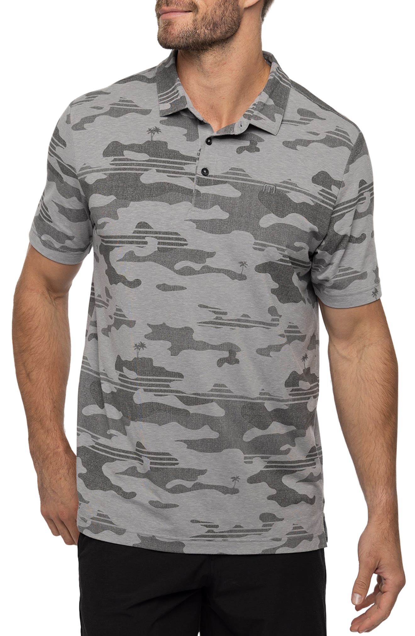 TravisMathew Beachside Stealth Camo Polo