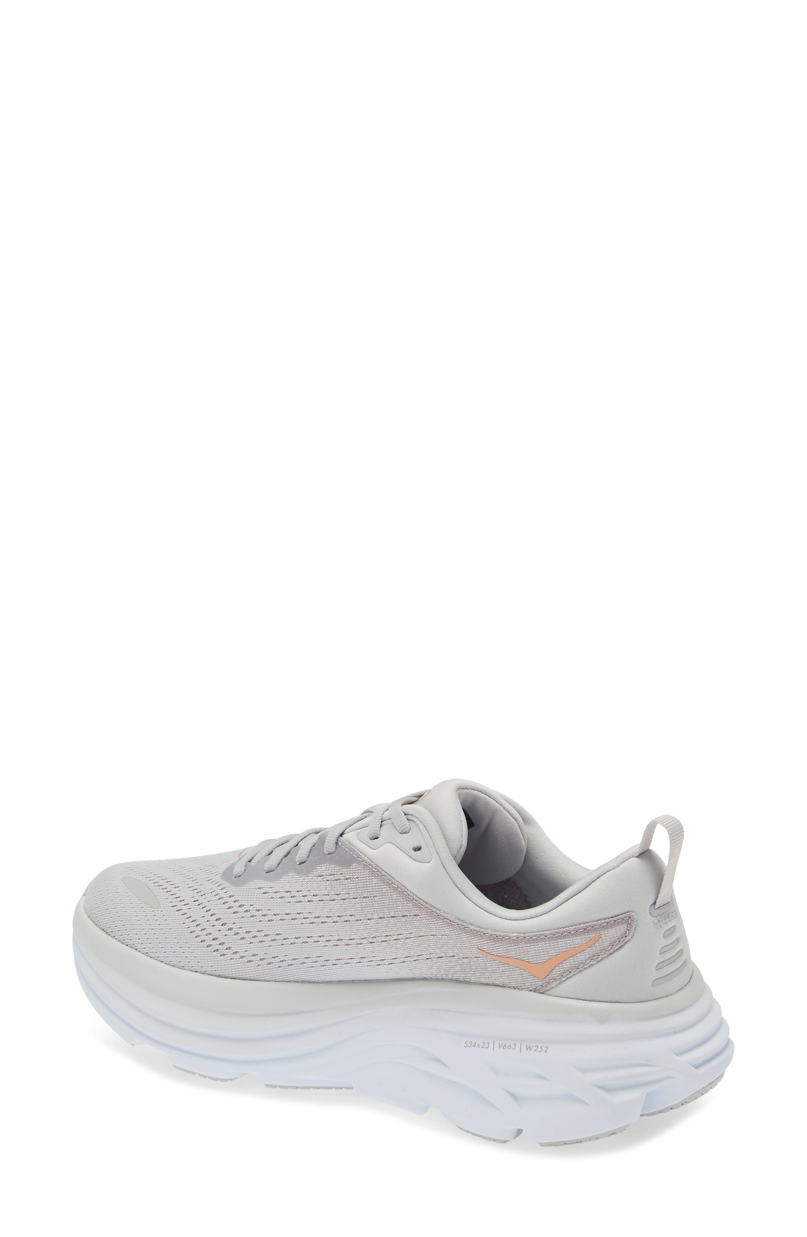 HOKA Bondi 8 Running Shoe, Alternate, color, Harbor Mist / Lunar Rock