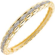 BY ADINA EDEN Pave Thin Chain Band Eternity Bangle