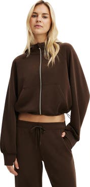 COTTON ON BODY Women's Active Ultimate Soft Hooded Jacket
