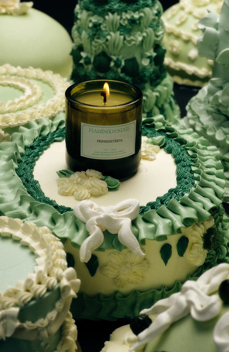 FLAMINGO ESTATE Prinsesstårta Candle, Alternate, color, Green