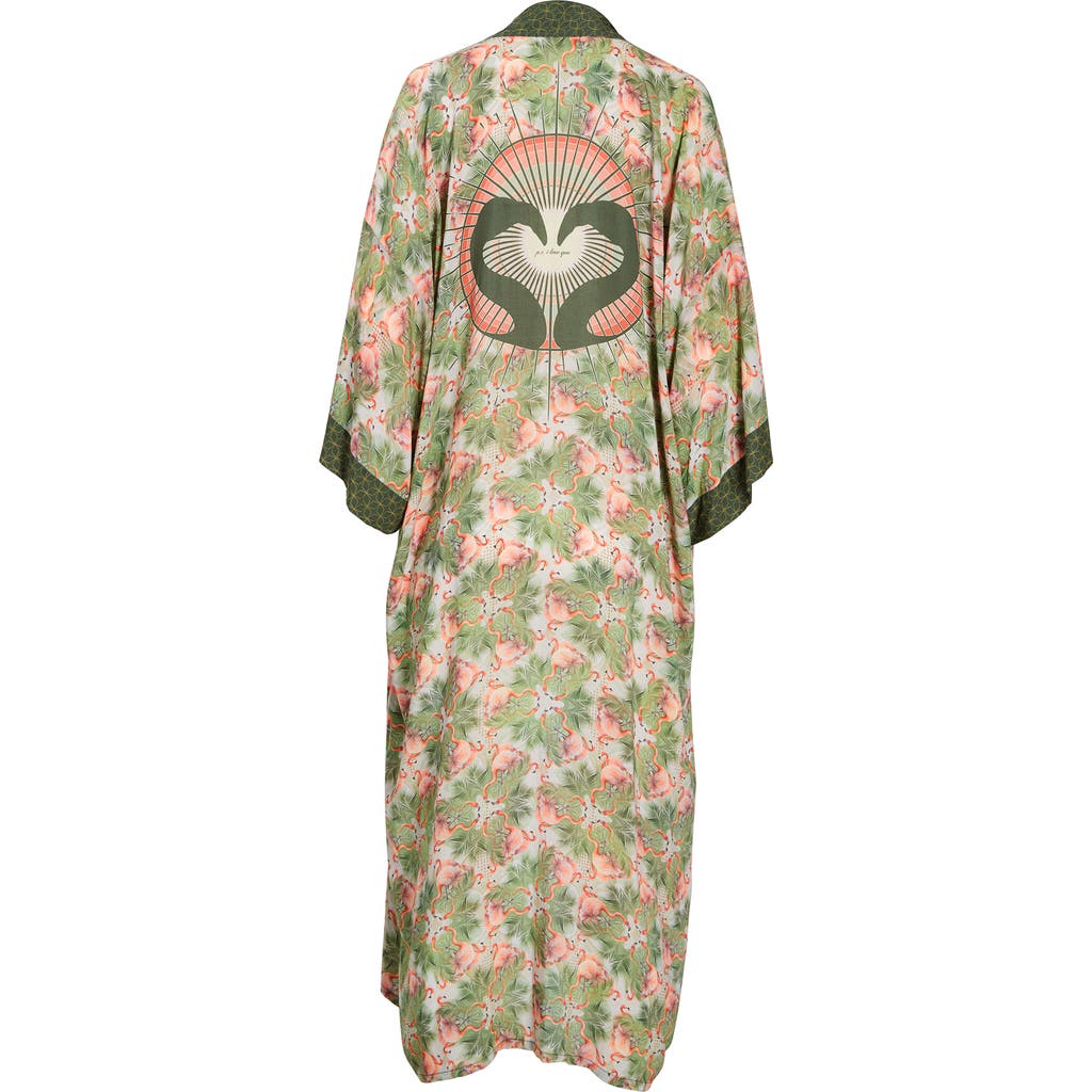 Henelle Duster Robe In Palm Springs