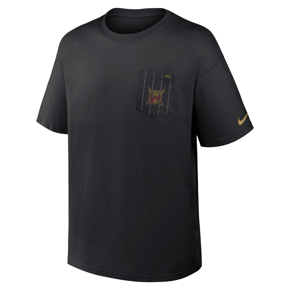 Men's Nike Black Pittsburgh Pirates City Connect Max90 Pocket T-Shirt - image 2