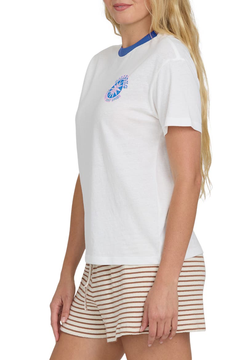 Sun Echoes Cotton T-Shirt, Alternate, color, SALT CRYSTAL