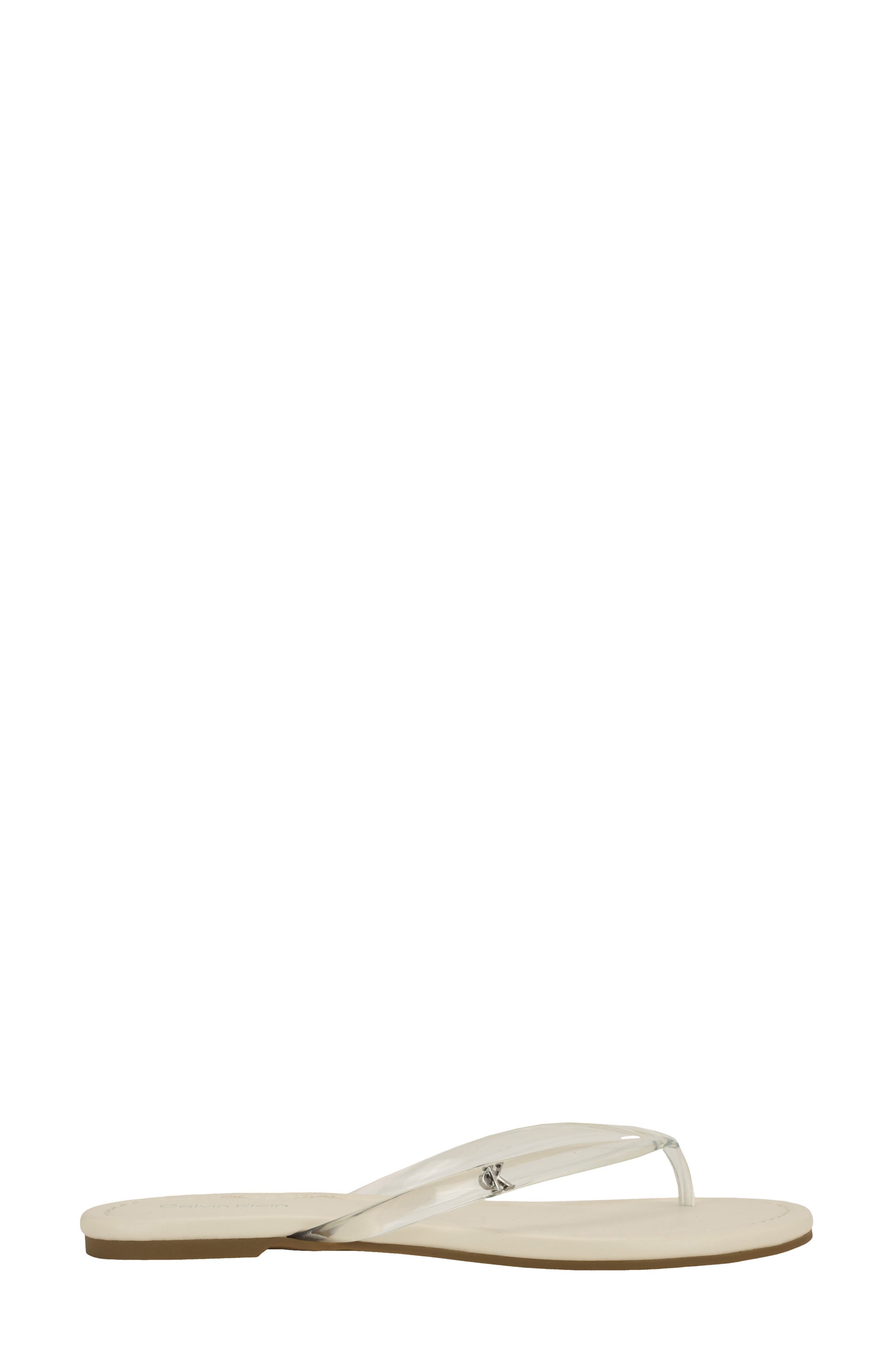 Crude Flip Flop, Alternate, color, CLEAR