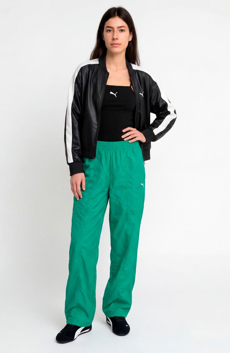 PUMA Dare To Woven Track Pants, Alternate, color, Vibrant Green