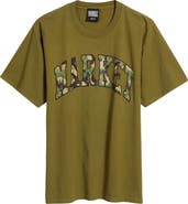 MARKET Camouflage Arc Graphic T-Shirt