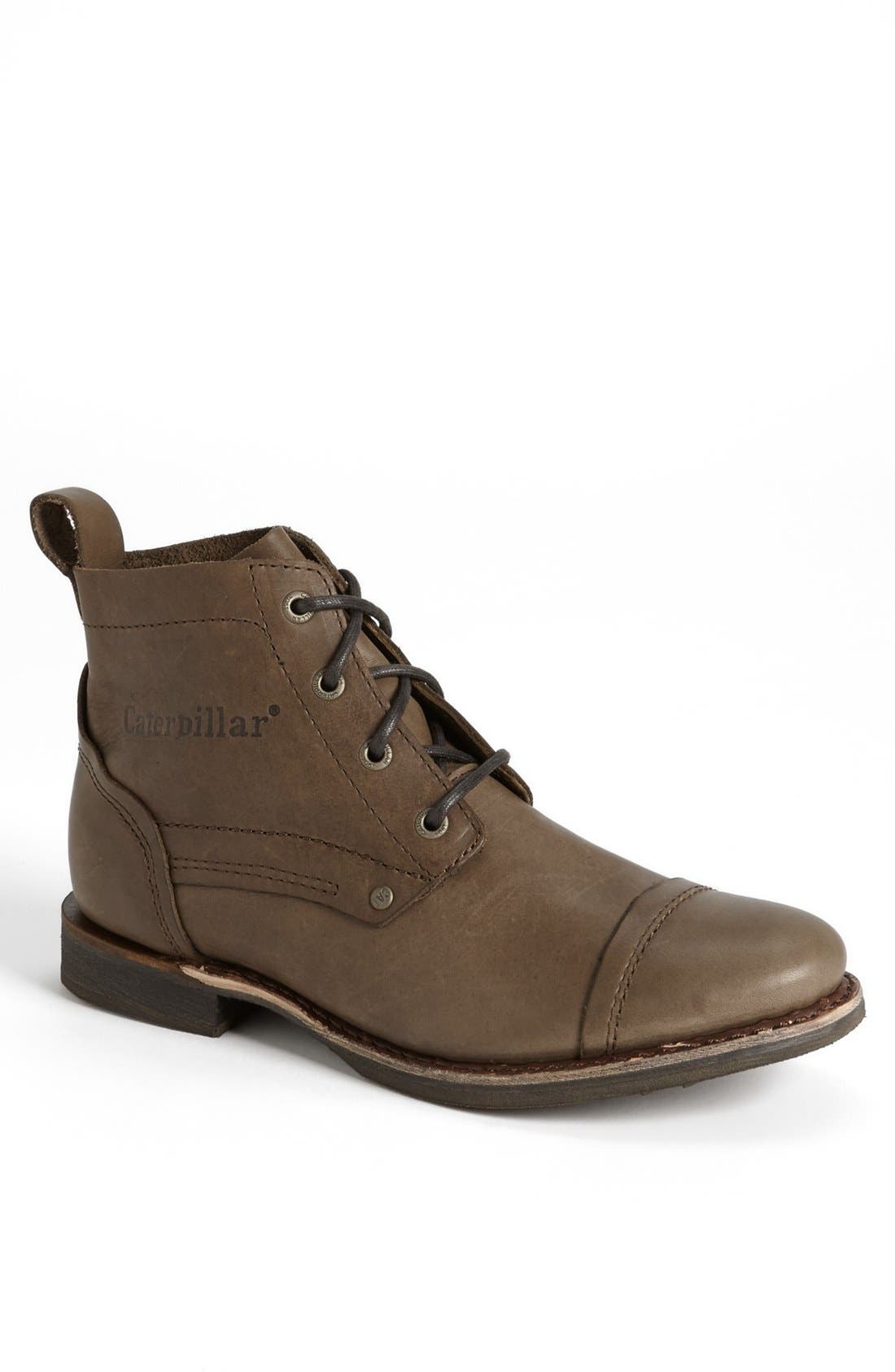 'Morrison' Cap Toe Boot, Main, color, TIN PAN