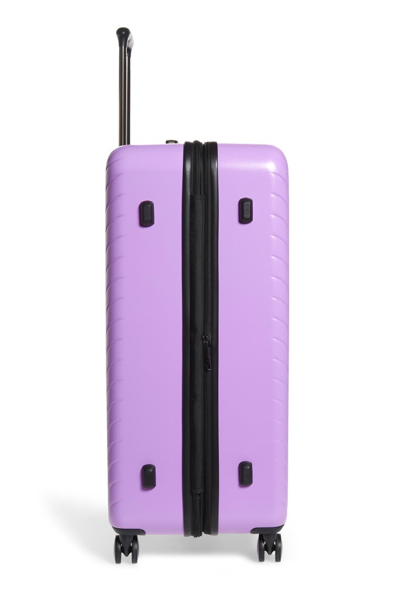 Chevron 29-Inch Spinner Suitcase, Alternate, color, LAVENDER SWEET