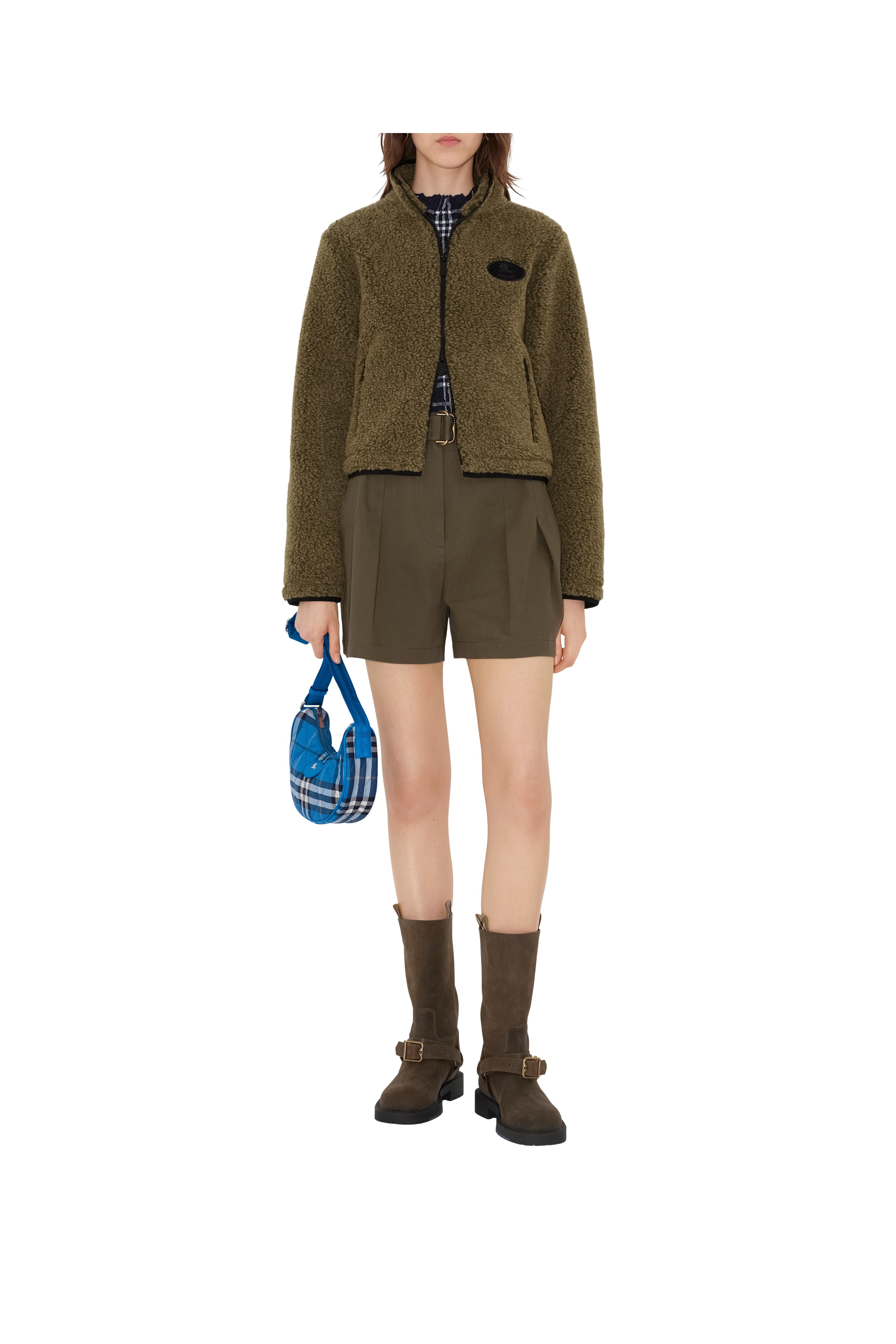 Burberry Horseshoe Crossbody Bag, Alternate, color, Hyacinth