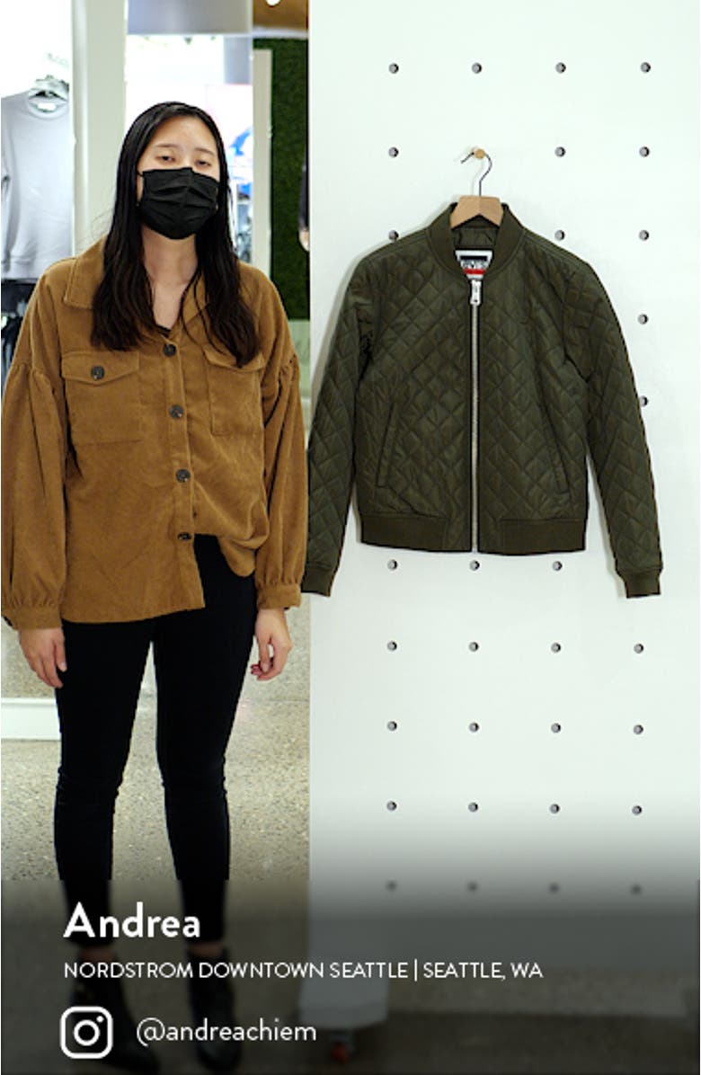 Quilted Bomber Jacket, sales video thumbnail