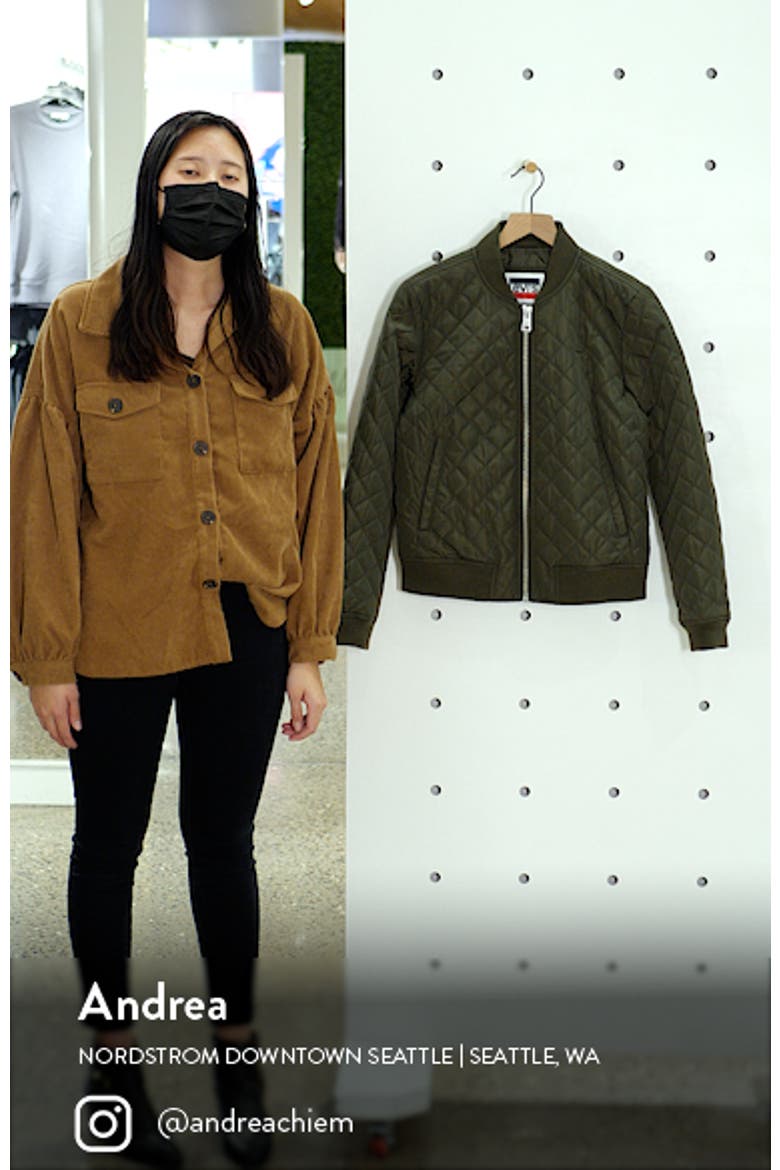 Levi's® Quilted Bomber Jacket video