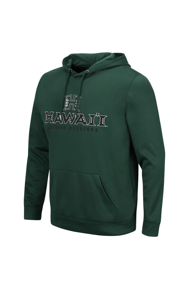 COLOSSEUM Men's Colosseum Green Hawaii Warriors Lantern Pullover Hoodie, Alternate, color, Green