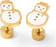 Pip Pop Snowman Stud Earrings