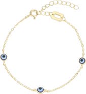 Adornia Evil Eye Chain Bracelet