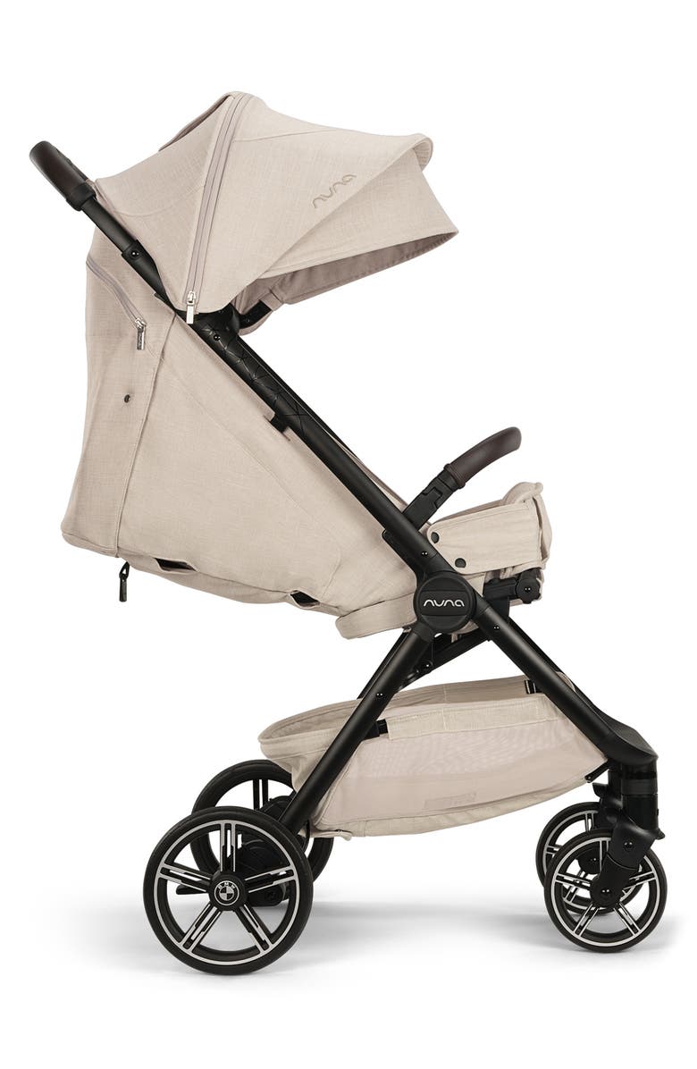 Nuna x BMW TRVL<sup>™</sup> LX Compact Stroller, Alternate, color, Beige/ Khaki