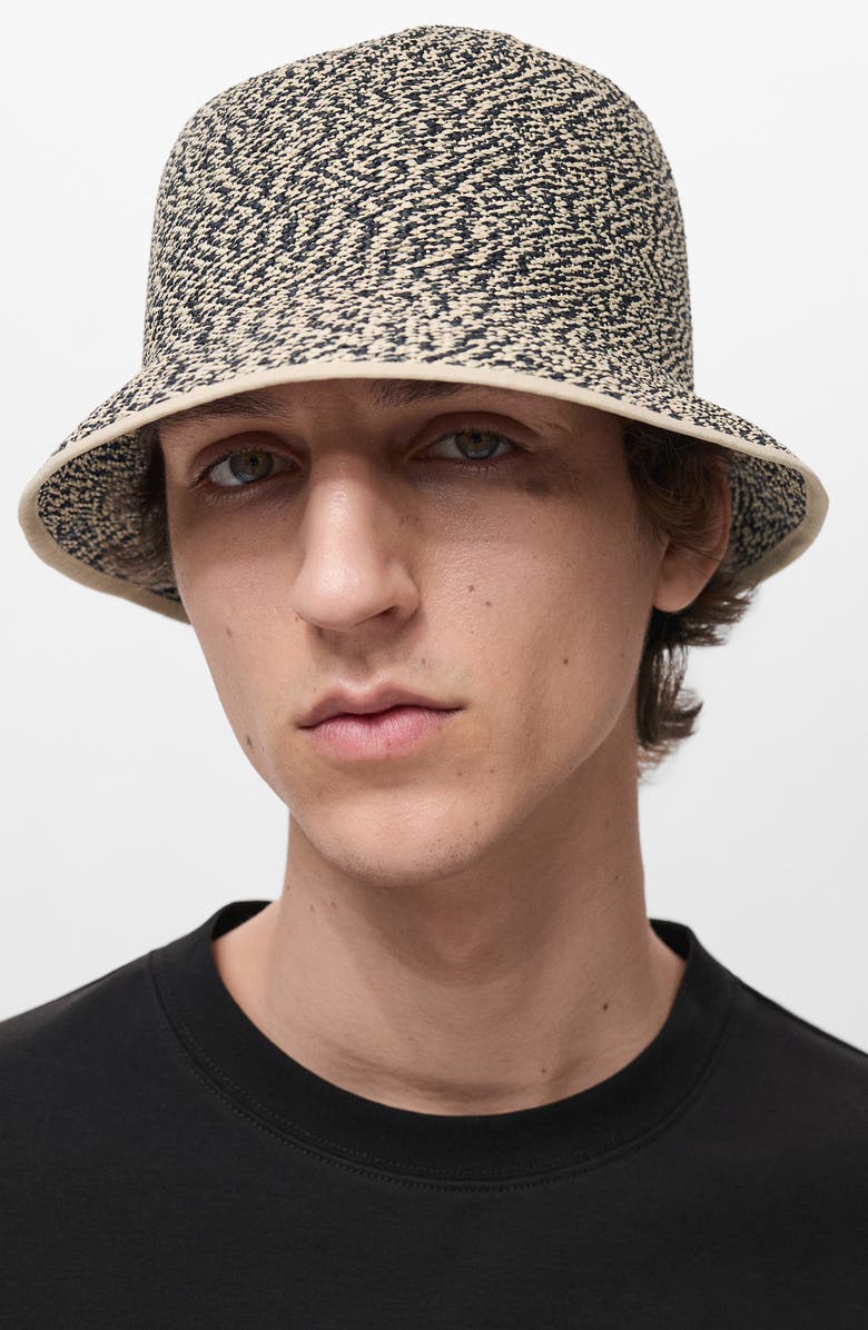 MANGO Straw Bucket Hat, Alternate, color, 