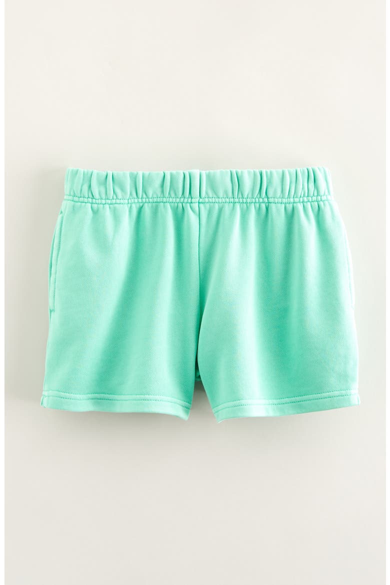 Kids' Terry Shorts, Main, color, GREEN CREAM