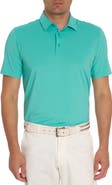 Robert Graham Axelsen Solid Short Sleeve Performance Golf Polo