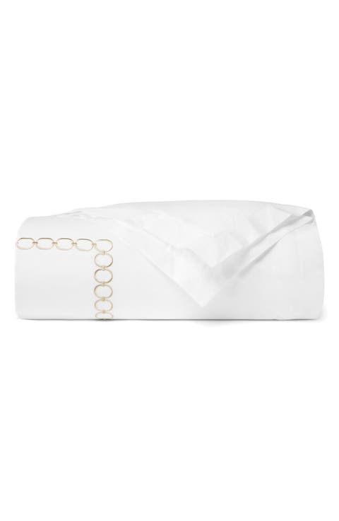 Catena Border Print Cotton Duvet Cover