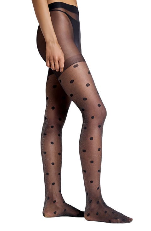 Sparkle Dot Sheer Tights