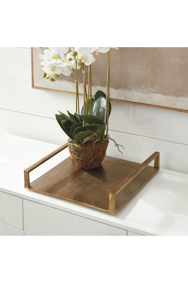 Cabot Square Tray Large, Alternate, color, Gold