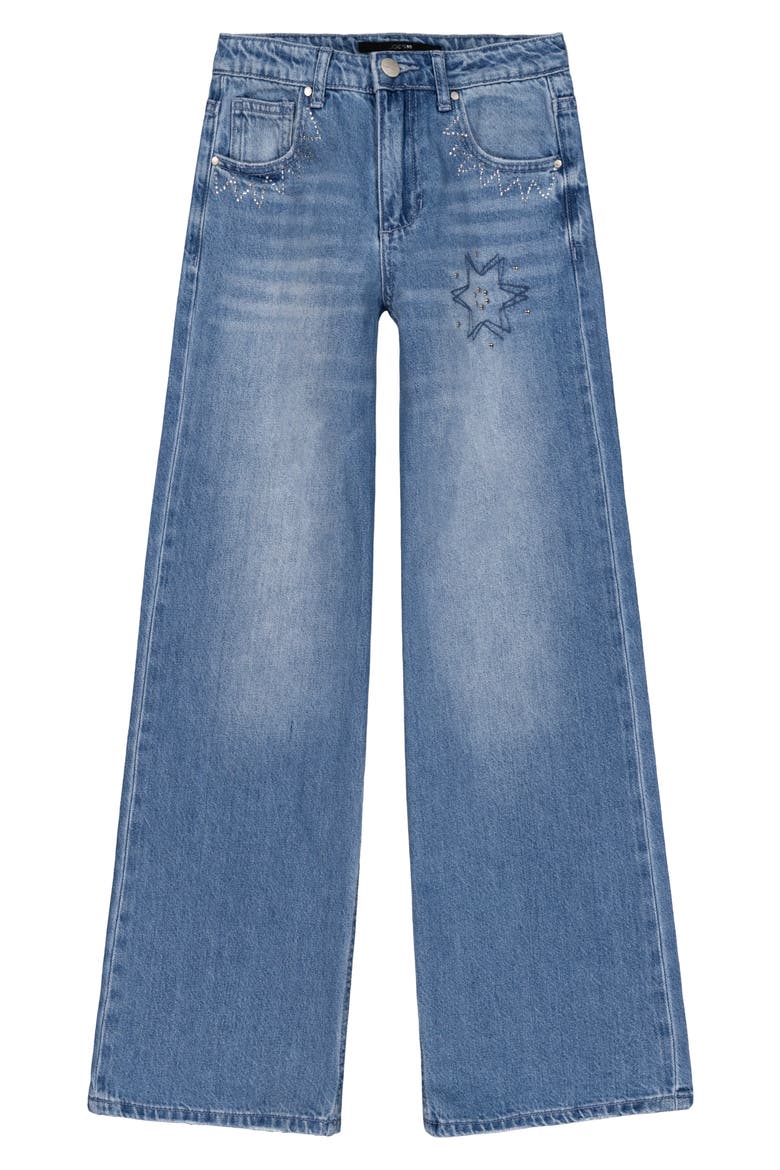 Kids' Kate Baggy Fit Jeans, Main, color, MEDIUM WASH 160