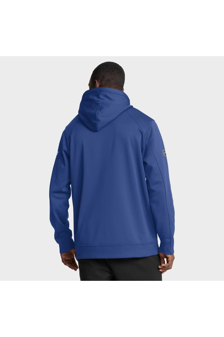 Men's Fanatics Blue Vancouver Canucks Authentic Pro Rink Hoodie, Alternate, color, Blue
