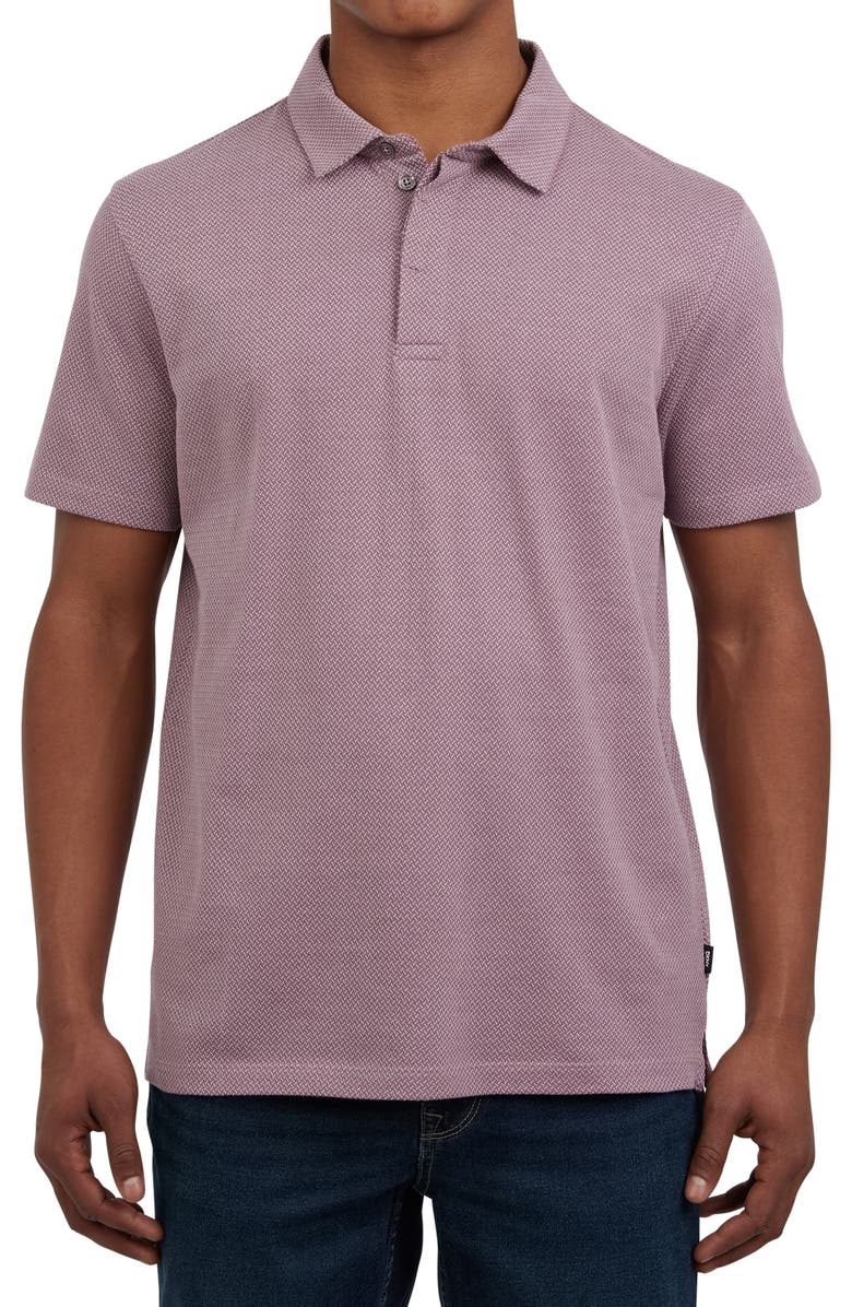 DKNY SPORTSWEAR East End Cotton Polo, Main, color, Rogue