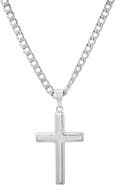 HMY JEWELRY Men's Cross Pendant Necklace
