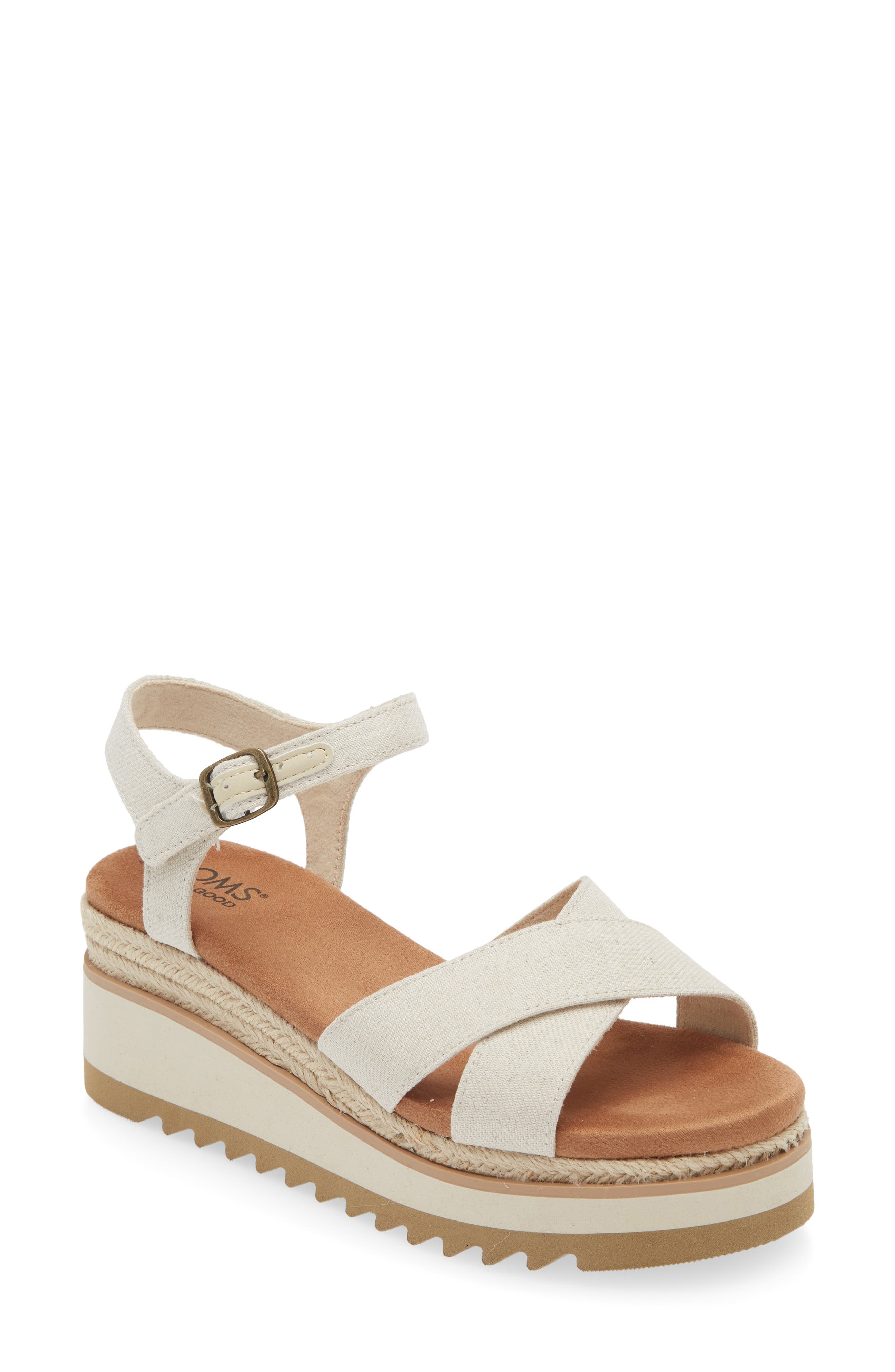 TOMS Gia Platform Wedge Sandal