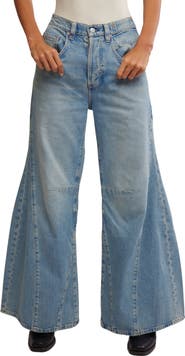 Free People Eden High Waist Slouchy Flare Jeans