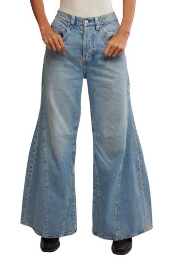 FREE PEOPLE FREE PEOPLE EDEN HIGH WAIST SLOUCHY FLARE JEANS