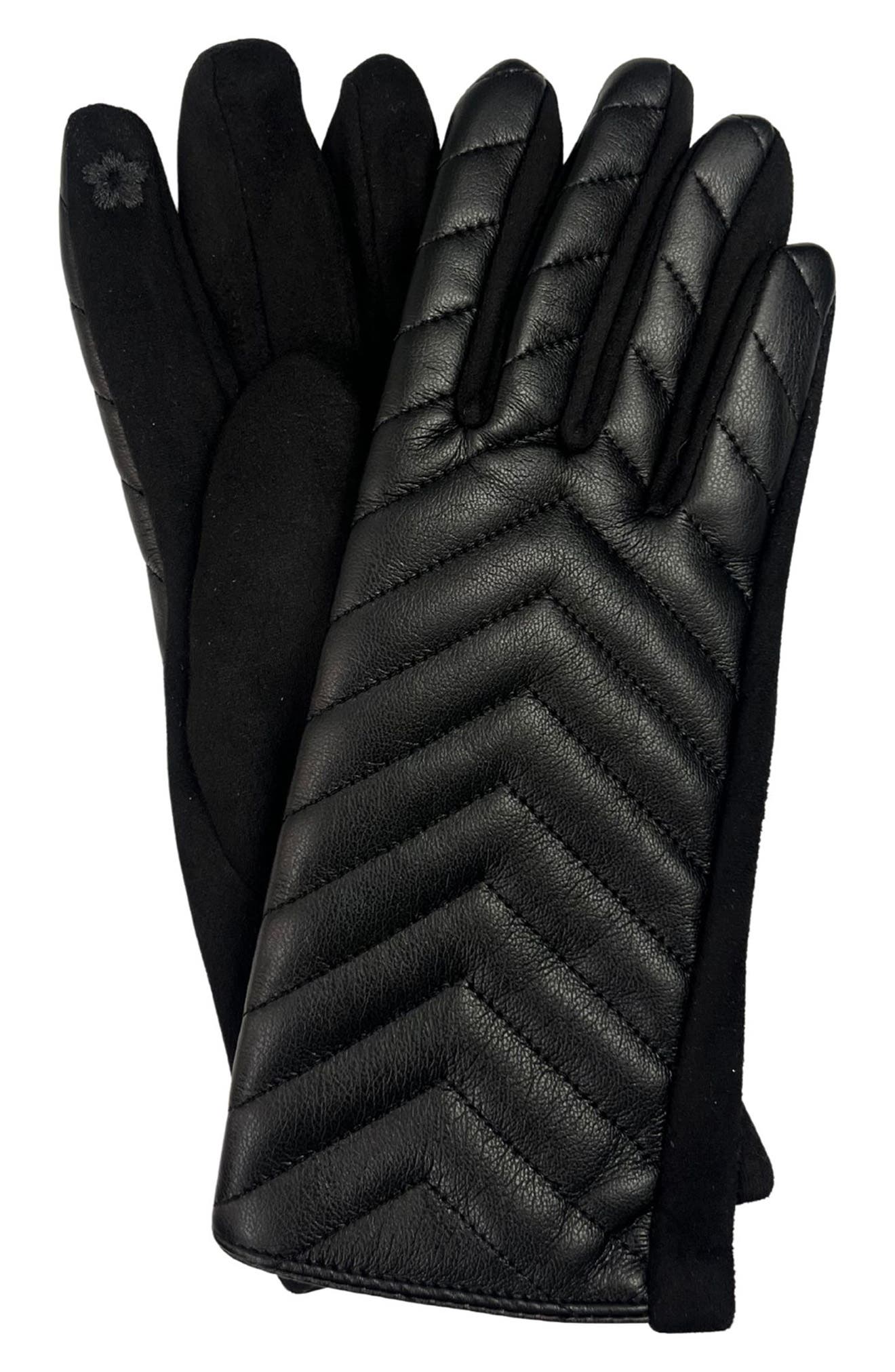 MARCUS ADLER Quilted Faux Leather Gloves