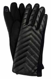 MARCUS ADLER Quilted Faux Leather Gloves