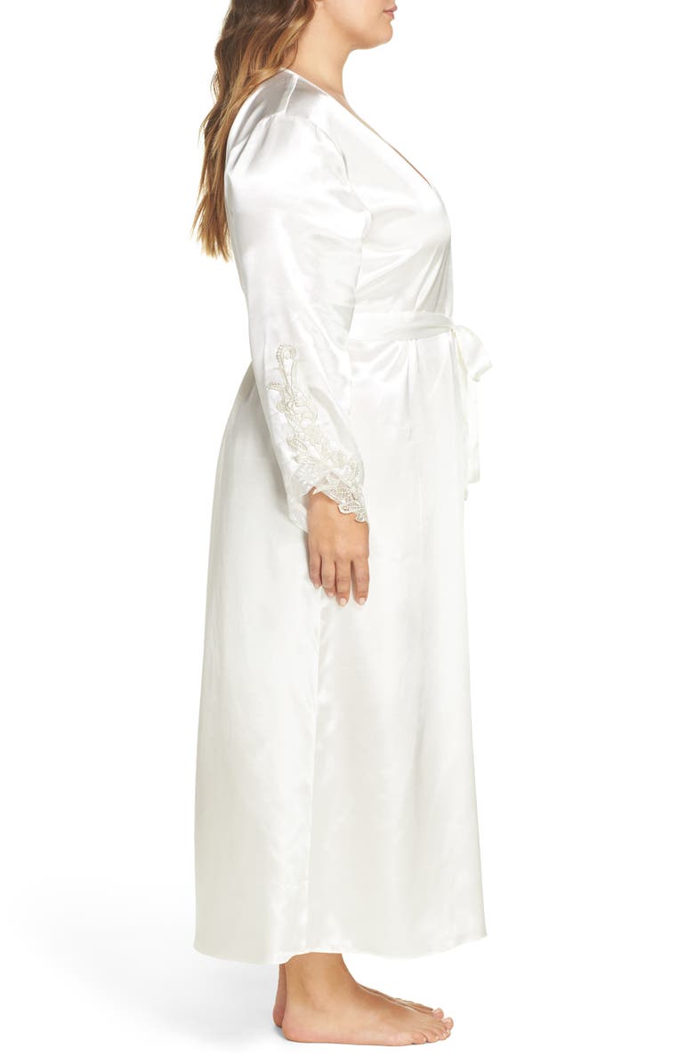 Flora By Flora Nikrooz Stella Robe, Alternate, color, Ivory