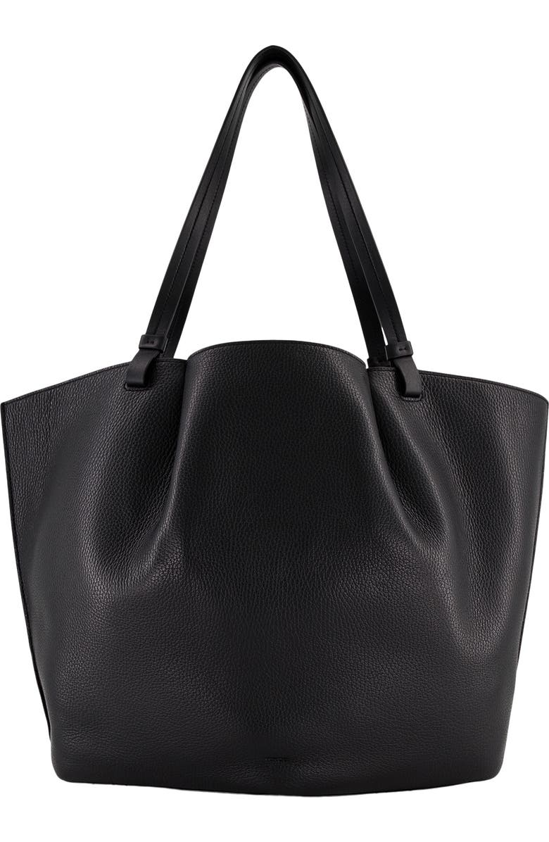Vince Ava Pebble Leather Bucket Bag, Main, color, Cacao