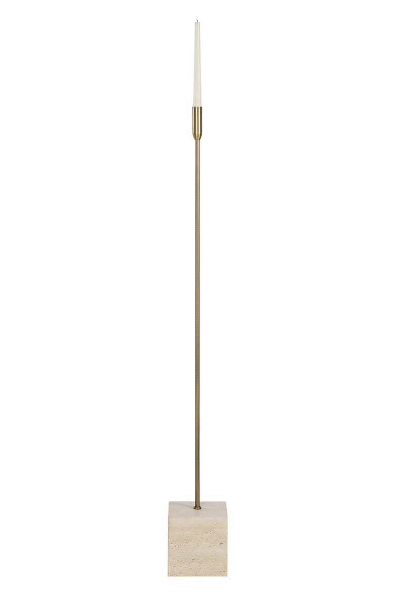 Chambers Floor Set of 2 Stone Candle Holder, Alternate, color, NO COLOR