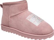 True Religion Zara Faux Suede Patch Logo Boot