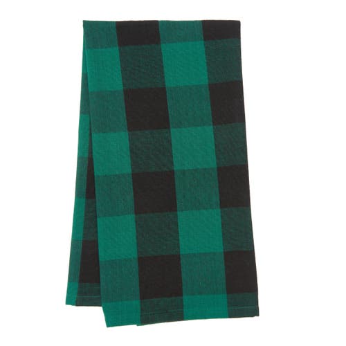 C & F Home C&f Home Franklin Plaid Cotton Kitchen Towel In Green