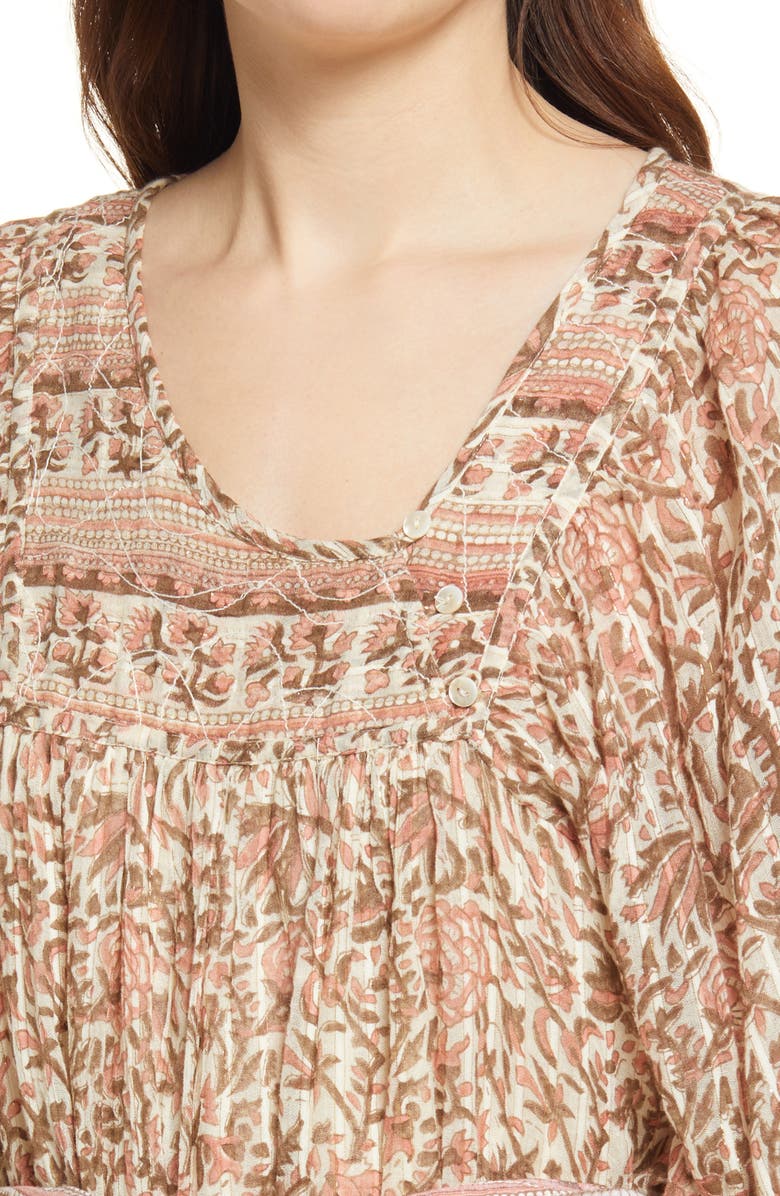 Cleobella Vivian Organic Cotton Minidress, Alternate, color,