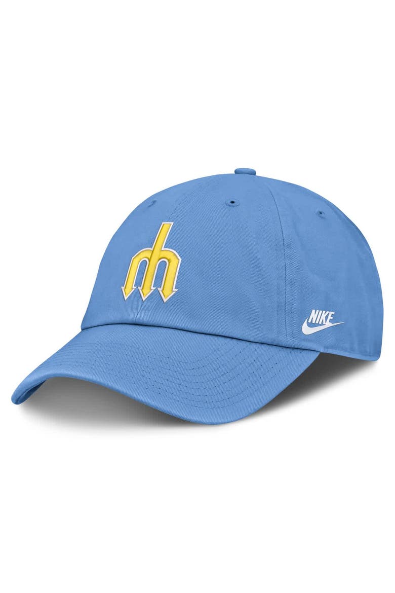 Men's Nike Light Blue Seattle Mariners Cooperstown Club Adjustable Hat, Alternate, color, Light Blue
