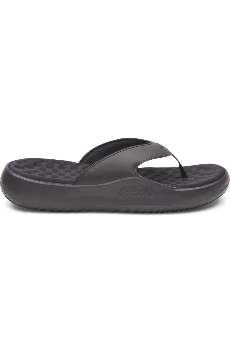 Under Armour UA Ignite Pro 8 Water Resistant Flip Flop, Alternate, color, Black