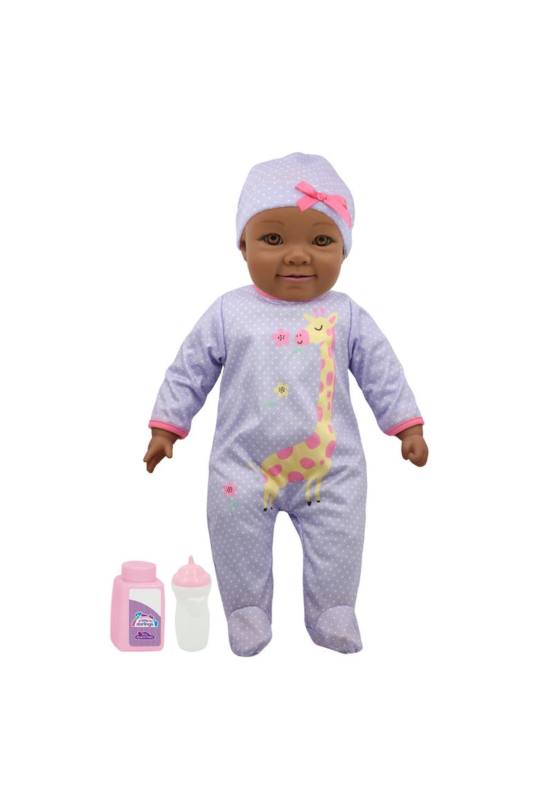 19" Cuddle Baby Aa Purple Giraffe, Main, color, Multicolored