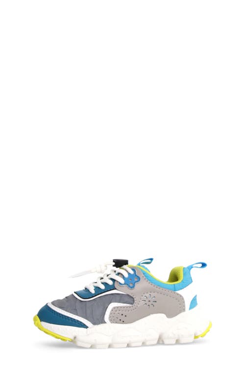 Naturino Kids' Doi Sneaker In Navy-grey-dark Grey-celeste