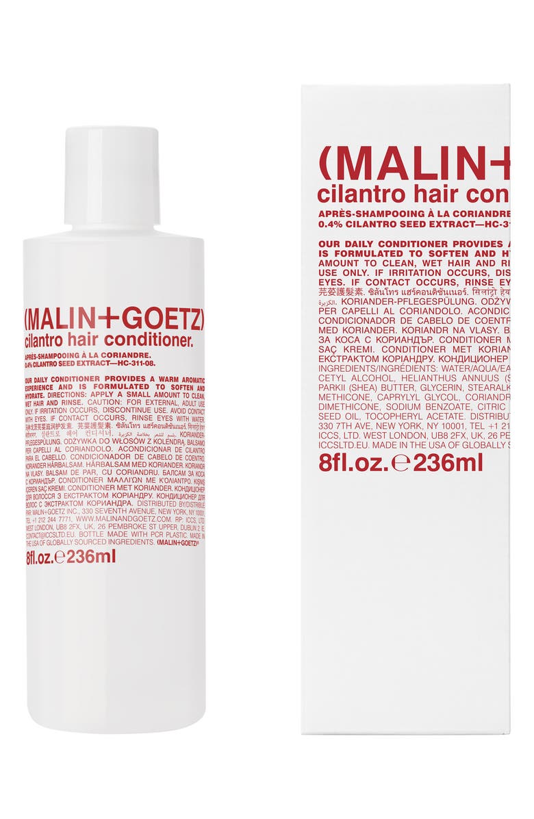 MALIN+GOETZ Cilantro Hair Conditioner, Main, color, White