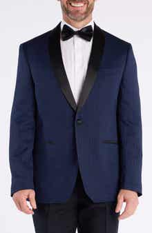 SAVILE ROW CO Box Check Jacquard Evening Jacket