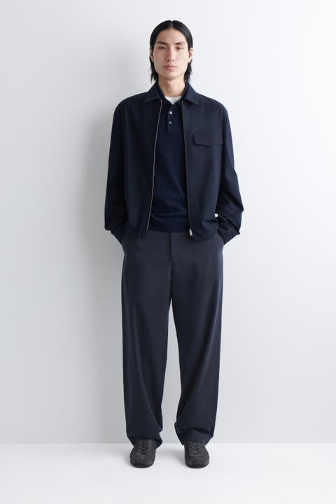 Cotton Straight-Leg Chinos