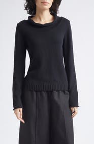 POSSE Teo Cowl Neck Cotton Sweater
